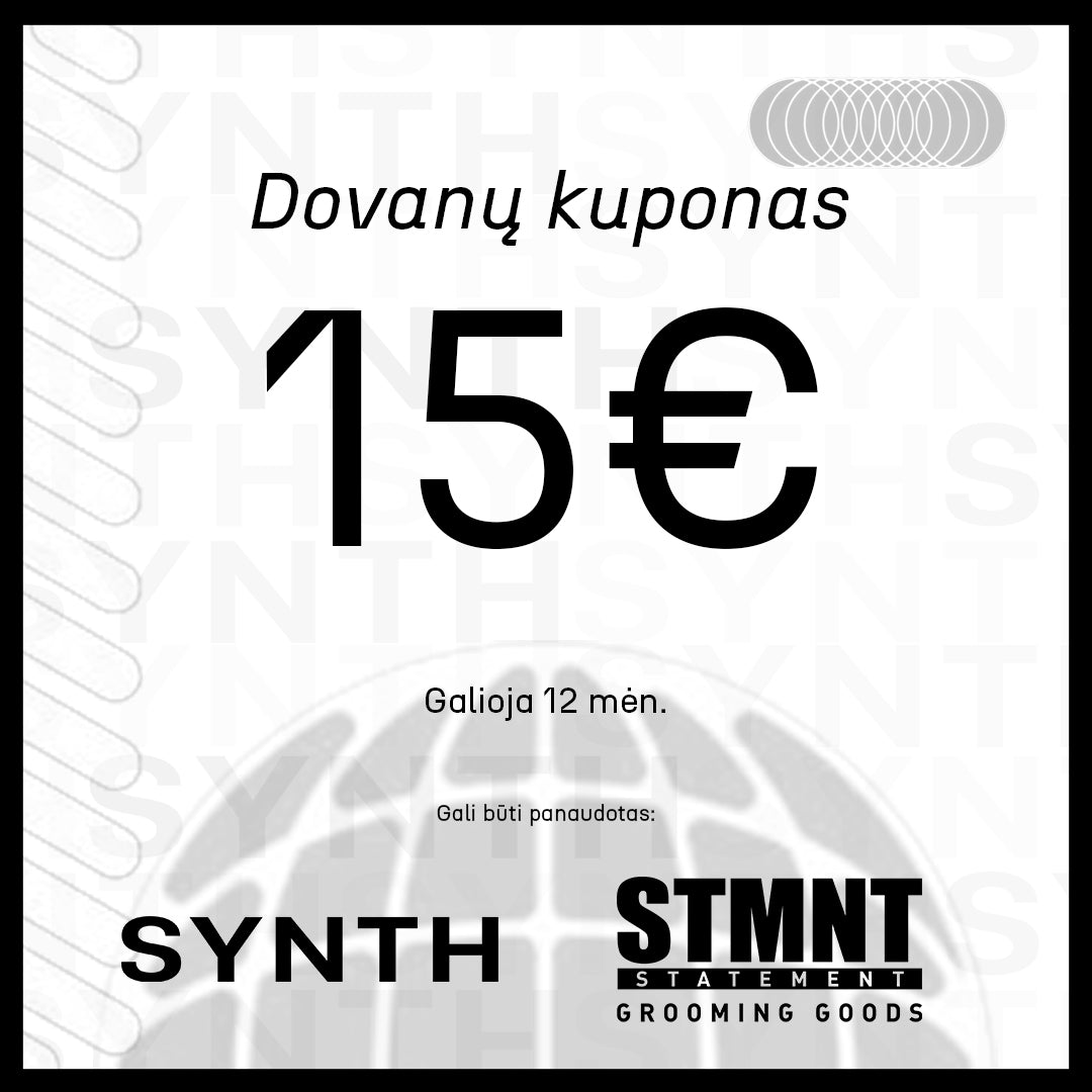 15€ dovanų kuponas
